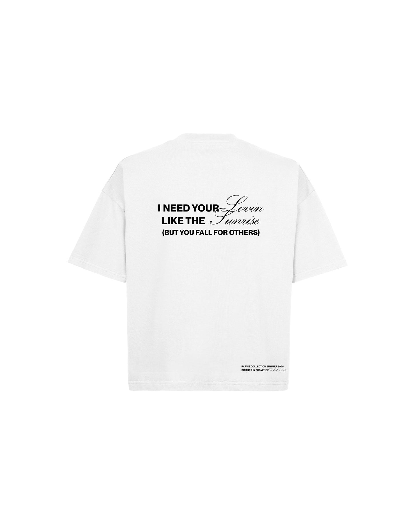 LOVING AND SUNRISE TEE