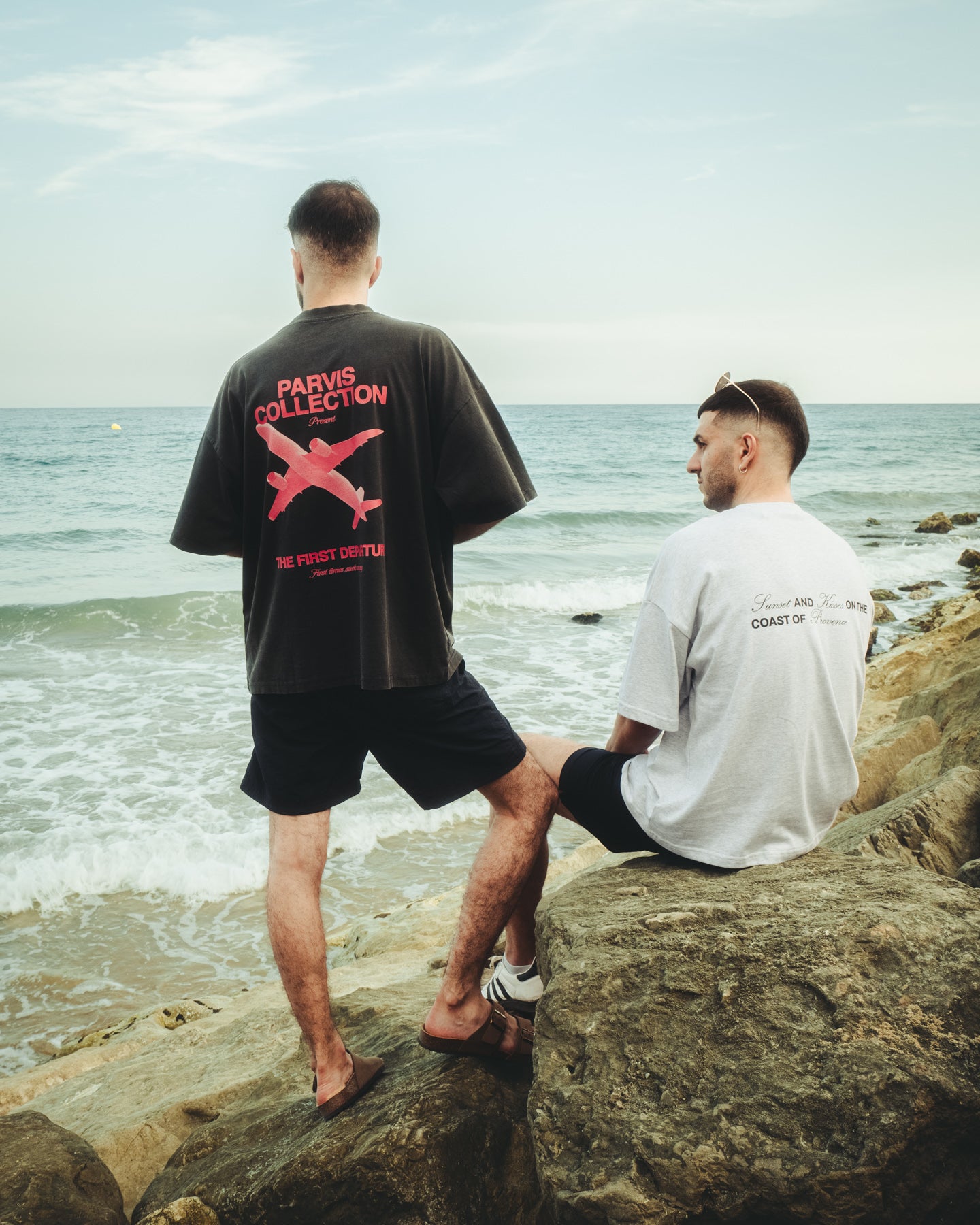 SECOND DEPARTURE VINTAGE BLACK TEE