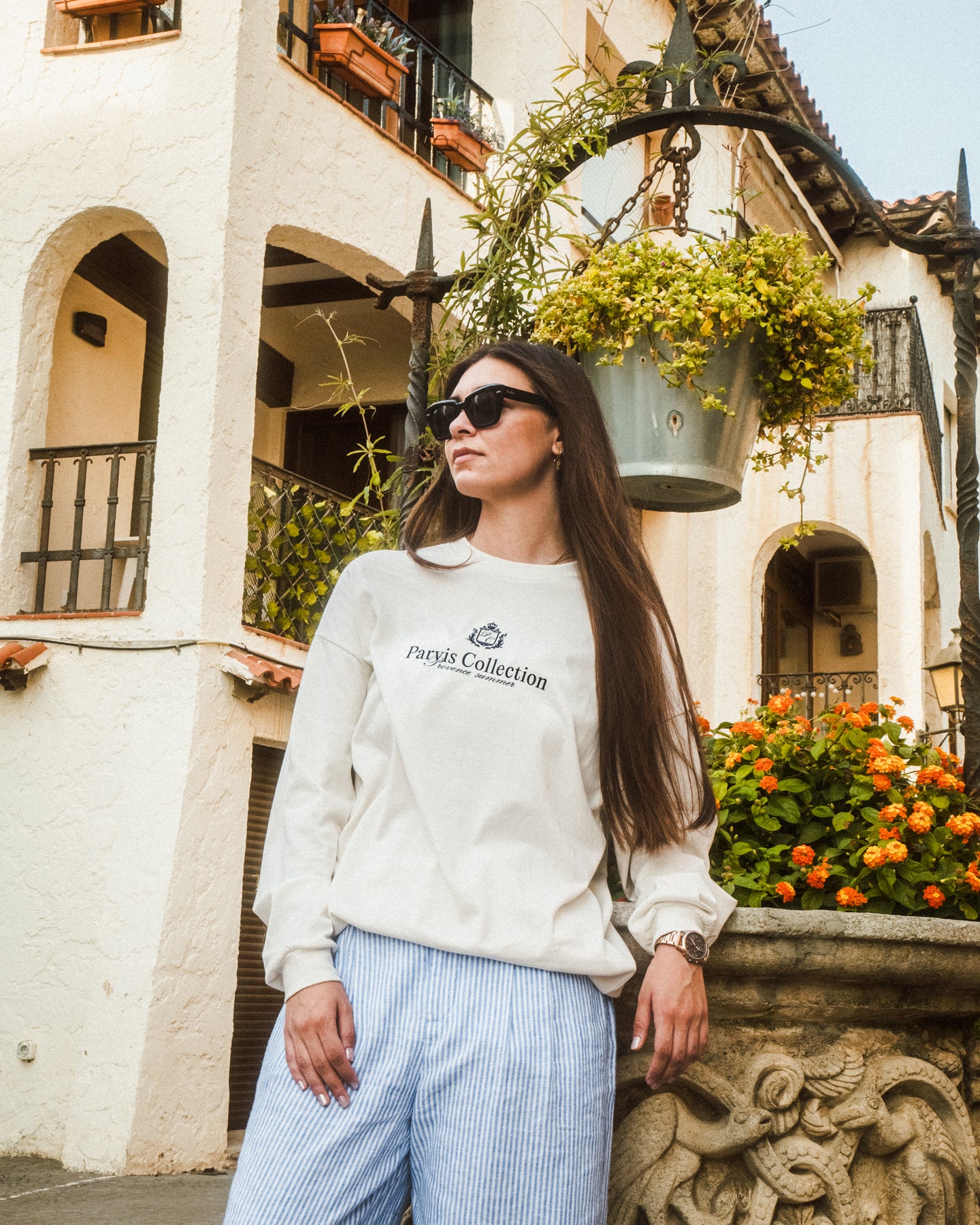 VASE FOR YOU? CREAM LONG-TEE