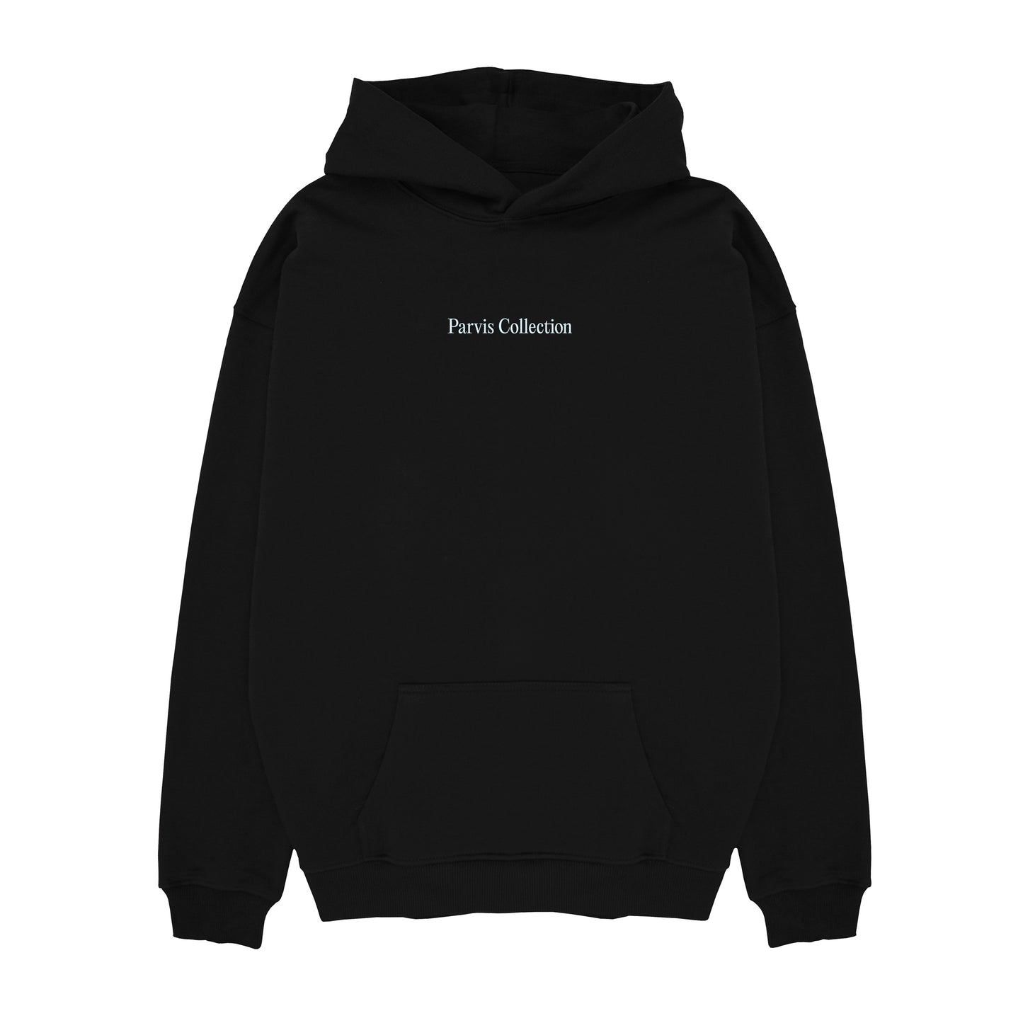 HOODIE NEGRA PARVIS COLLECTION 2024 - BE AWARE OF YOUR SURROUNDINGS