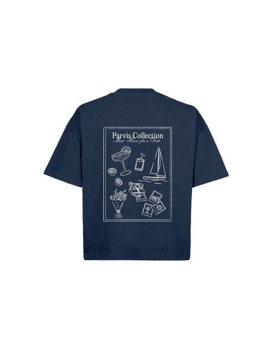 DATE IN PROVENCE? NAVY TEE