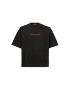 SECOND DEPARTURE VINTAGE BLACK TEE