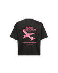 SECOND DEPARTURE VINTAGE BLACK TEE