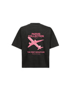 SECOND DEPARTURE VINTAGE BLACK TEE