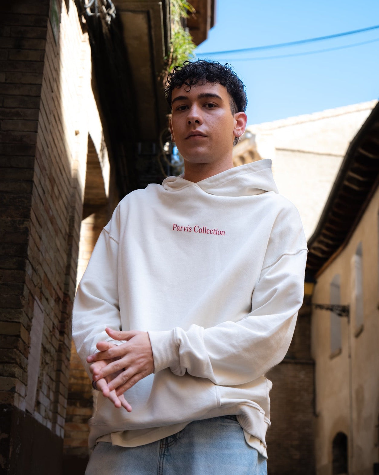 BEIGE HOODIE SPRING 2024