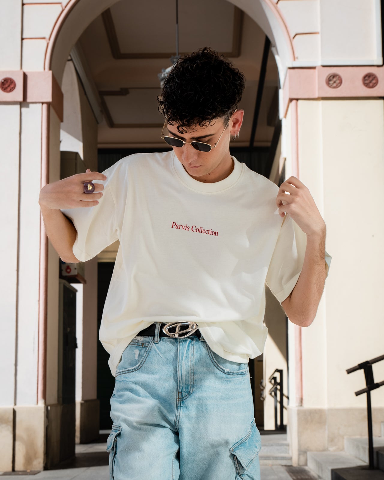 BEIGE TEE SPRING 2024