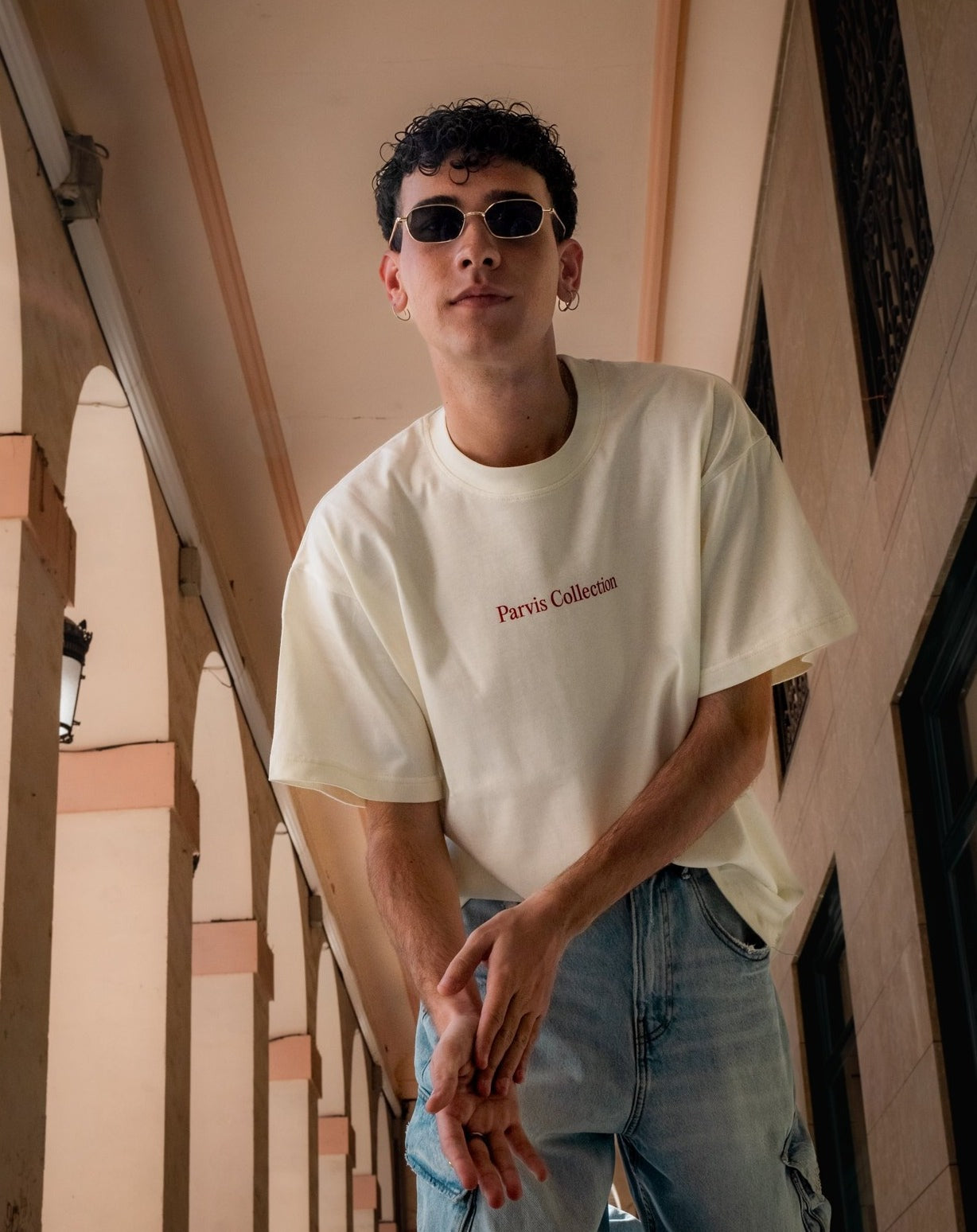 BEIGE TEE SPRING 2024